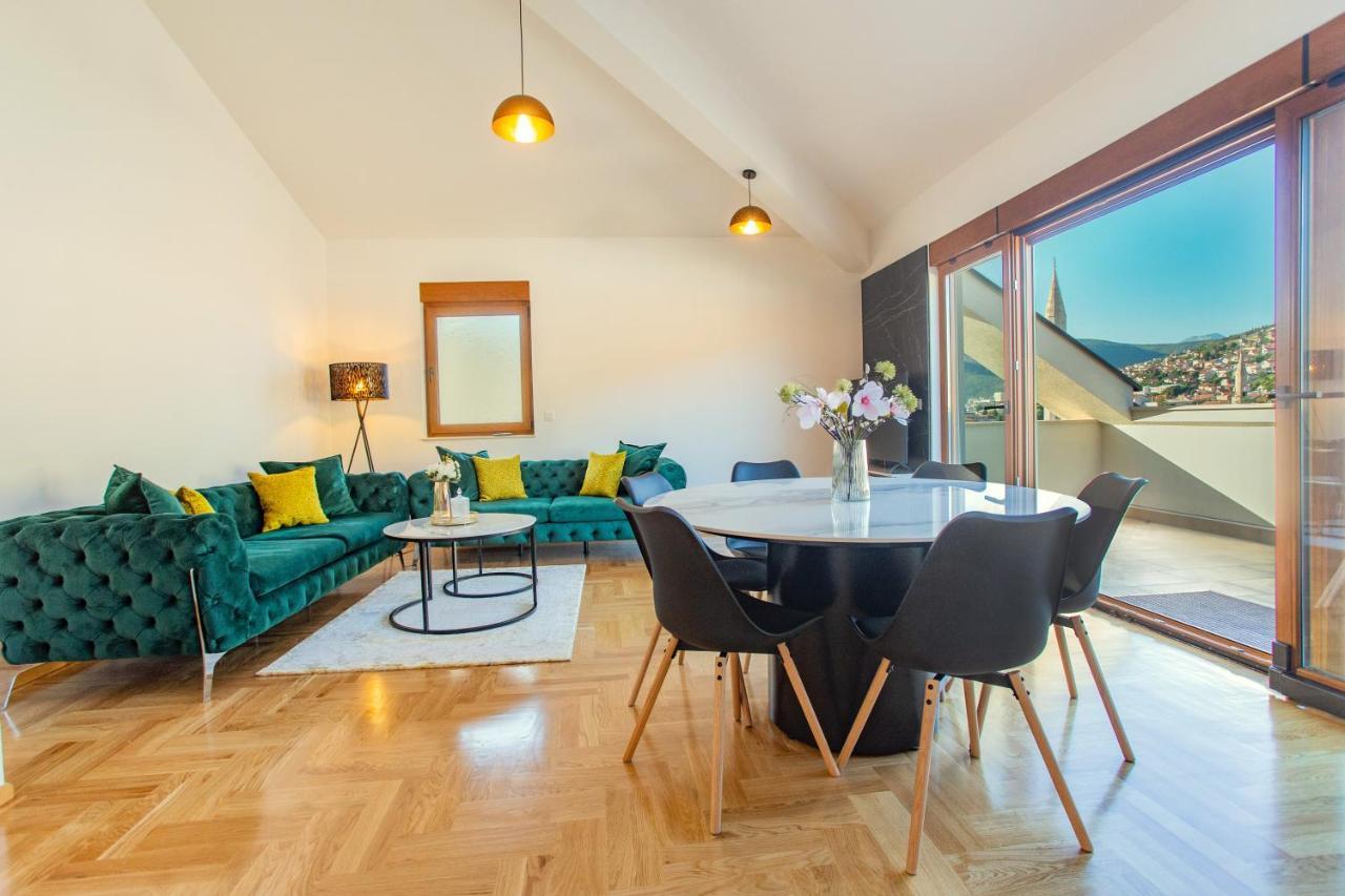 Sky Penthouse Old Bridge With Sauna And Jacuzzi Mostar Ngoại thất bức ảnh