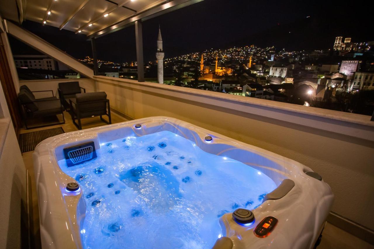 Sky Penthouse Old Bridge With Sauna And Jacuzzi Mostar Ngoại thất bức ảnh